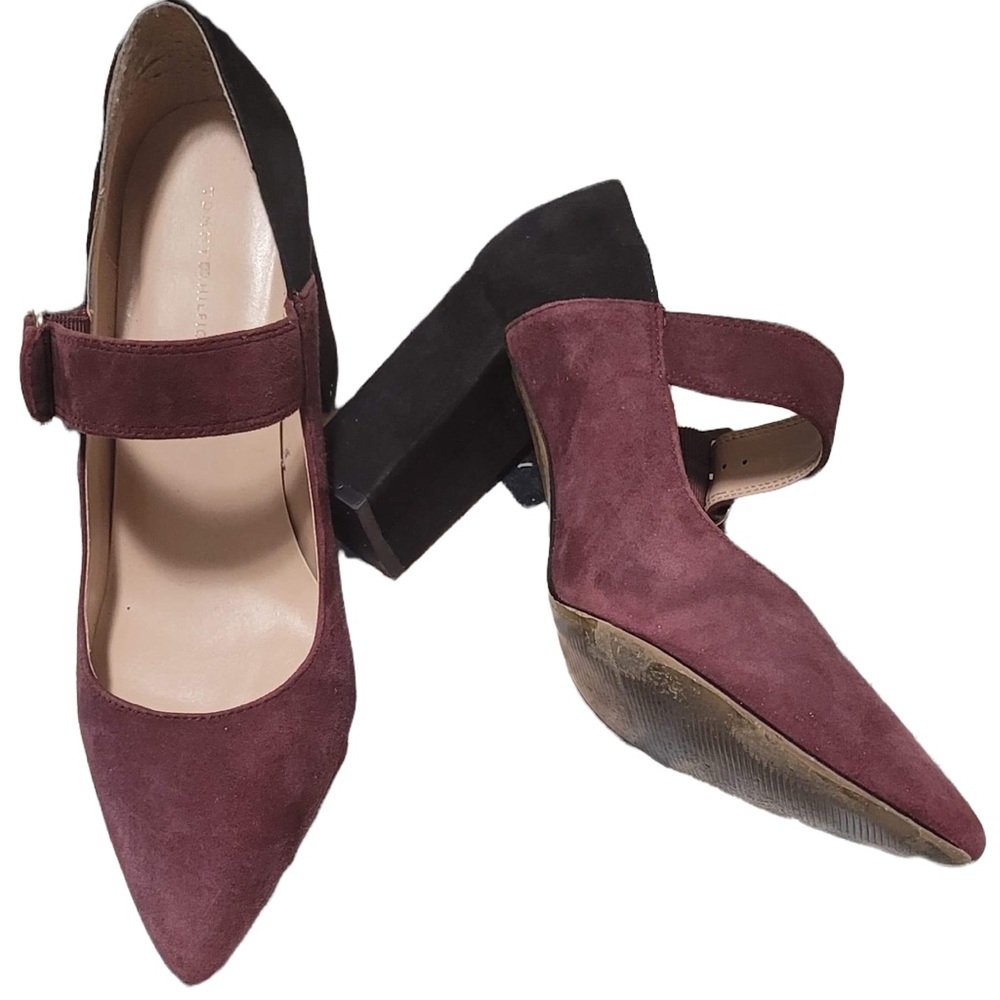 Tommy Hilfiger Black-Purple SUEDE Shoes TWVENTUR  Size: 10M